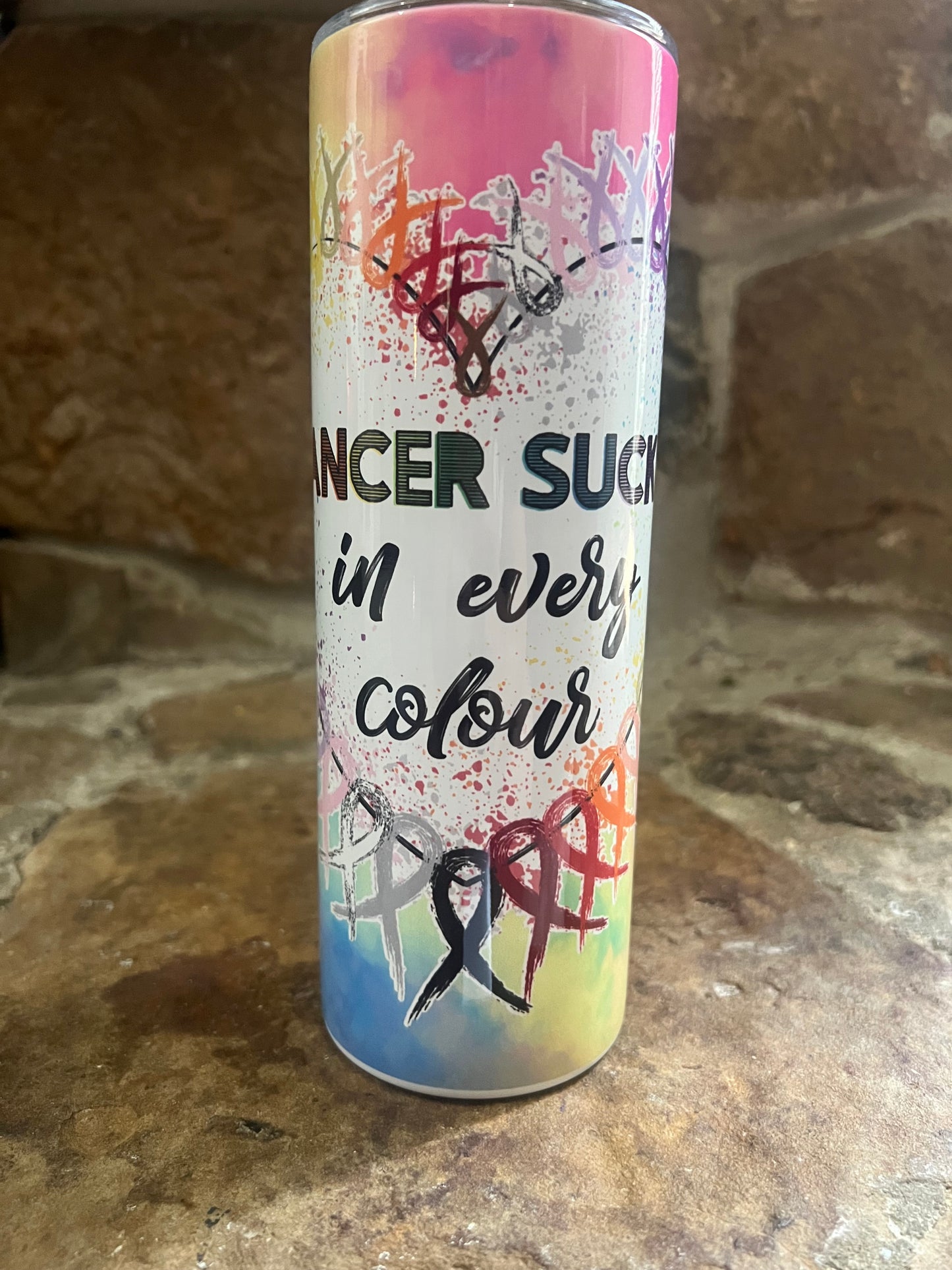 Cancer sucks tumbler