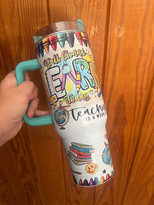 Teacher tumbler