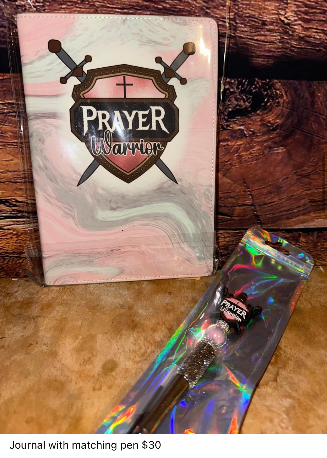 Pink prayer journal set